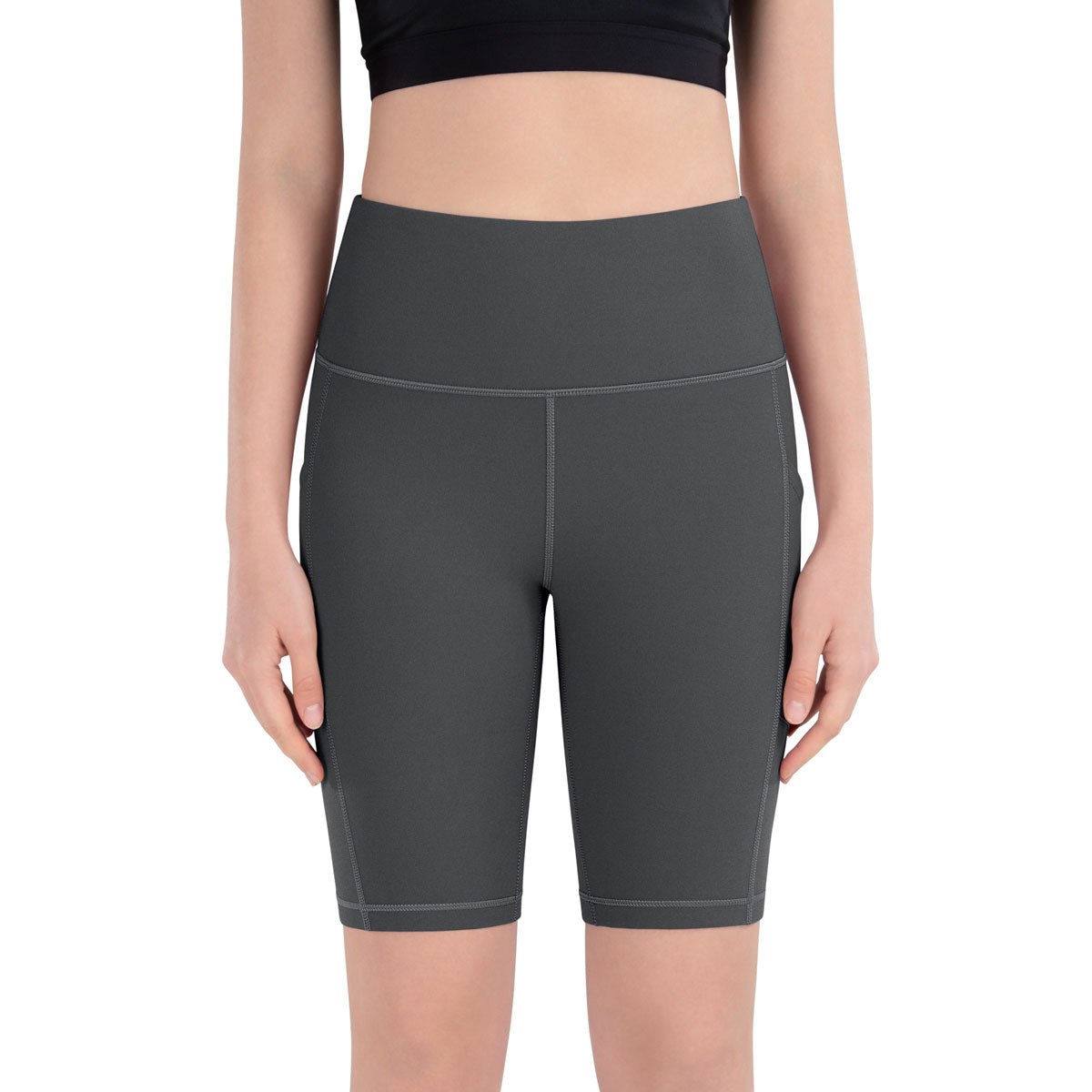 iKeep<sup>&reg;</sup> High Waist Yoga Hyperdry Shorts For Running | 8''