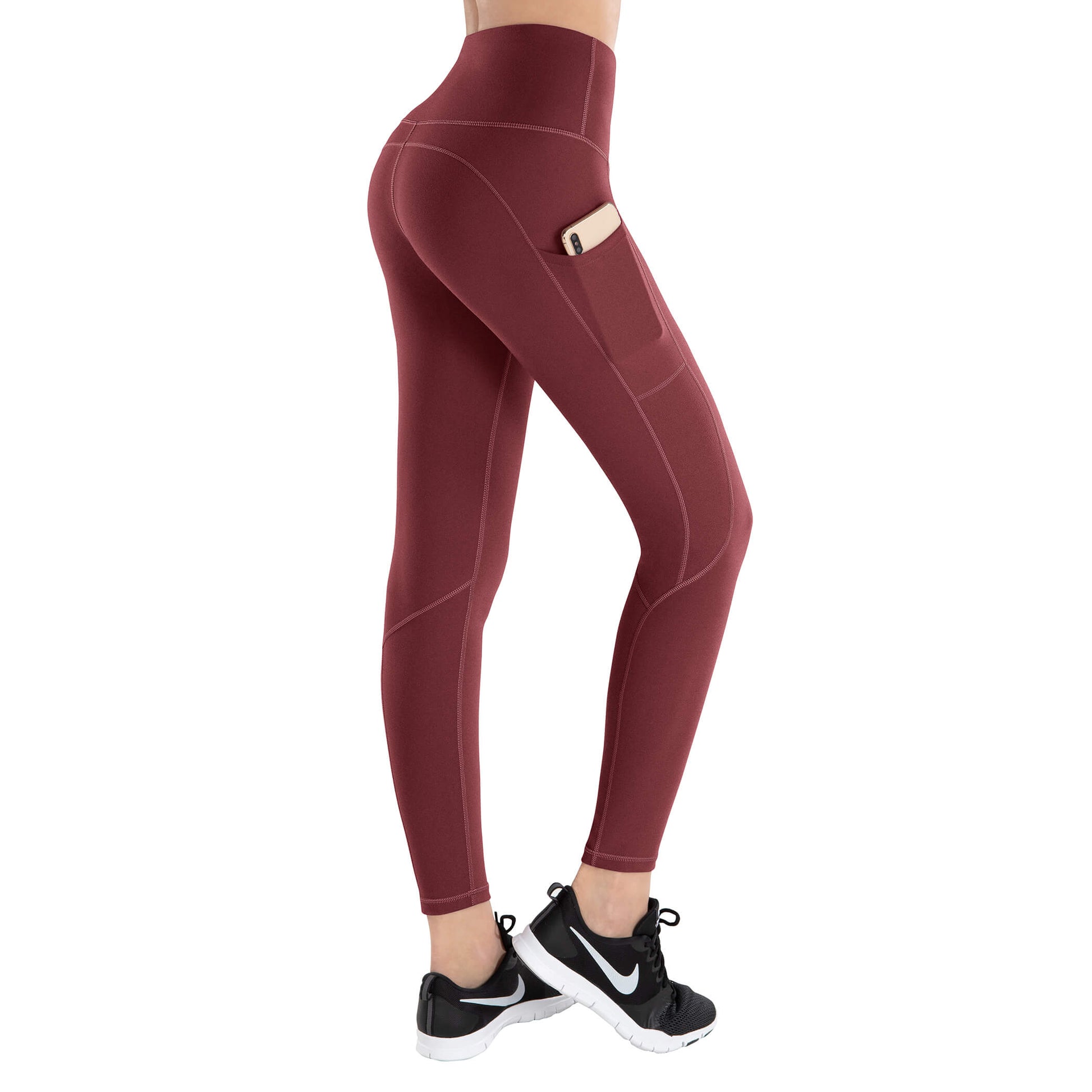 Buy LifeSky Yoga Pants with Pockets for Women, High Waisted Tummy