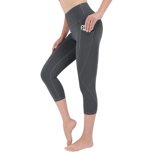 iKeep<sup>&reg;</sup> Women's Yoga Capris with pockets