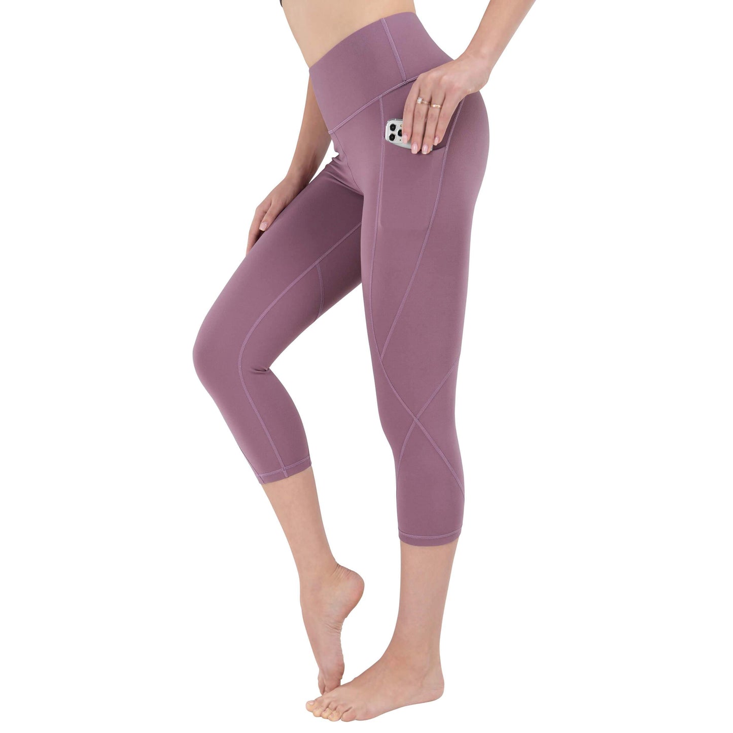 iKeep<sup>&reg;</sup> Women's Yoga Capris with pockets