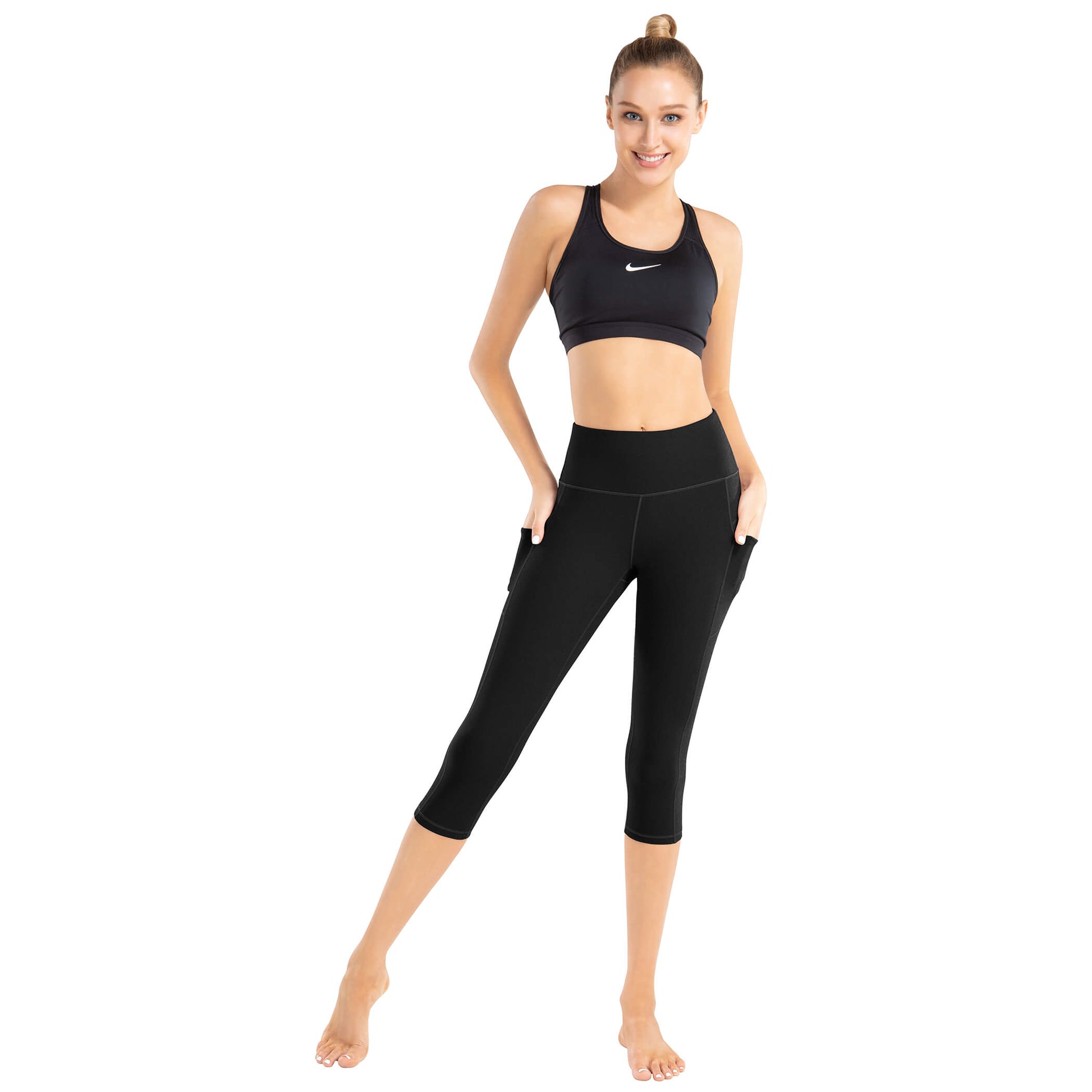 LifeSky Women Yoga Leggings: High Waist Tummy Control Yoga