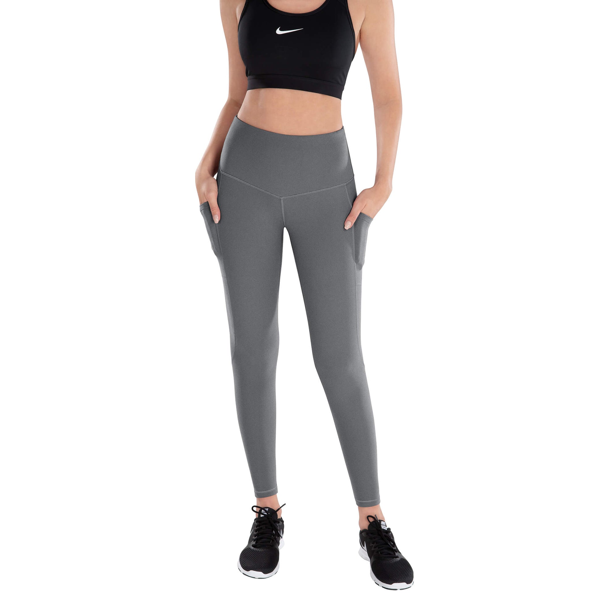LifeSky Women Yoga Leggings: High Waist Tummy Control Yoga Pants Squat  Proof Workout Gym Three Packs, Capris Black + Blue + Wine Red, Small : Buy  Online at Best Price in KSA 