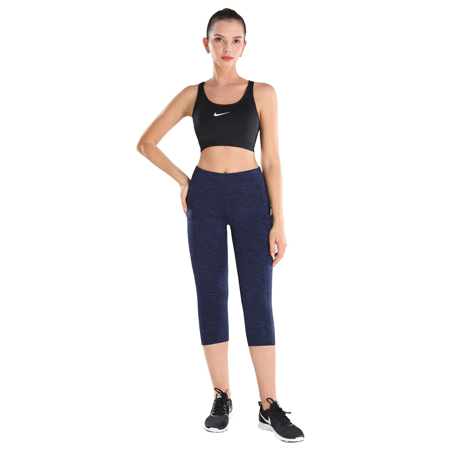 LifeSky Women's Tummy Control High Waisted Yoga Capris