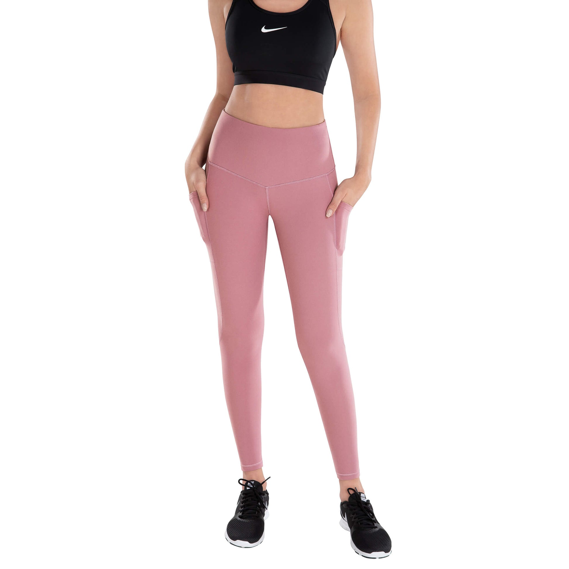 Ipletix Leggings with Pockets for Women, High Waisted Leggings Buttery Soft  Non See Through Workout Yoga Pants, Withered Rose, Small-Medium :  : Clothing, Shoes & Accessories
