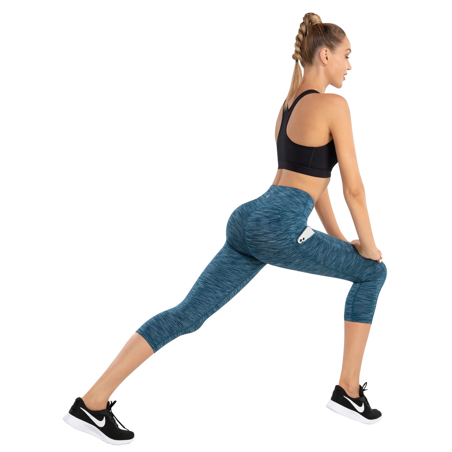LifeSky Women's Tummy Control High Waisted Yoga Capris